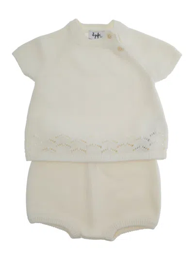 Il Gufo Babies' Tricot 57 In White