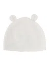 Il Gufo Tricot Beanie In White