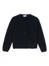 Il Gufo Cotton Cardigan In Blau