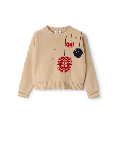 Il Gufo Tricot Knit In Neutral