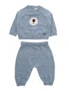 Il Gufo Tricot Set In White