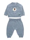 Il Gufo Tricot Set In White