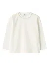 Il Gufo Trim Long-sleeve T-shirt In White