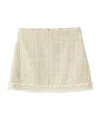 Il Gufo Tweed Mini Skirt In Nude