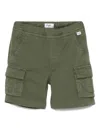 Il Gufo Twill Cargo Shorts In Green
