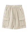Il Gufo Twill Cargo Shorts In Nude