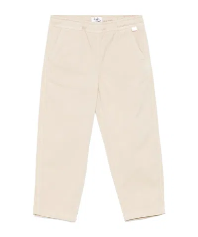 Il Gufo Twill Casual Pants In Nude