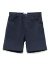 Il Gufo Twill Bermuda Shorts In Blue