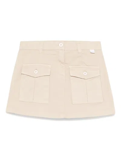 Il Gufo Kids' Twill Skirt In Neutrals
