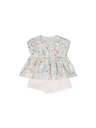 Il Gufo Babies' Two-piece Dill Suit In Beige