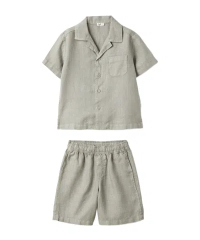 Il Gufo Two-piece Set In Gray