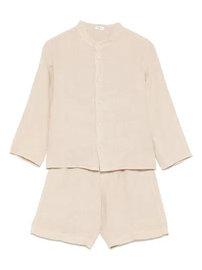 Il Gufo Kids' Two Piece Set In Pink