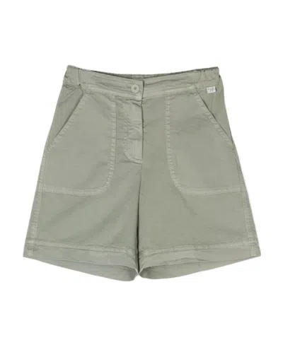 Il Gufo Two-pocket Cotton Shorts In Gray
