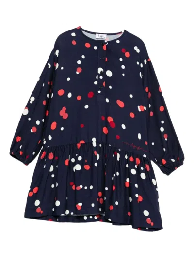 Il Gufo Unisex Kids Mini Dress In Blue