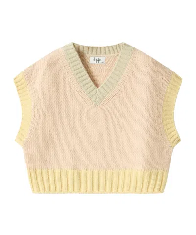 IL GUFO V-NECK RIBBED TOP