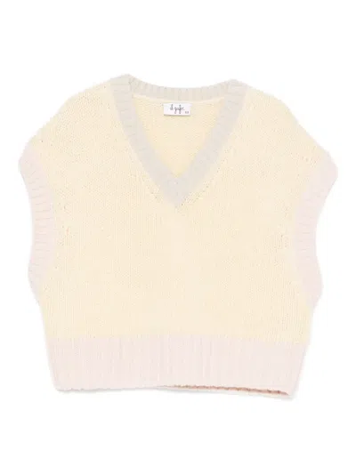 IL GUFO V-NECK WOOL GILET