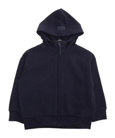 Il Gufo Vespa-print Zipped Hoodie In Black