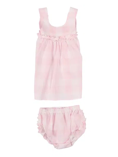 Il Gufo Vestito Con Spalline In Pink