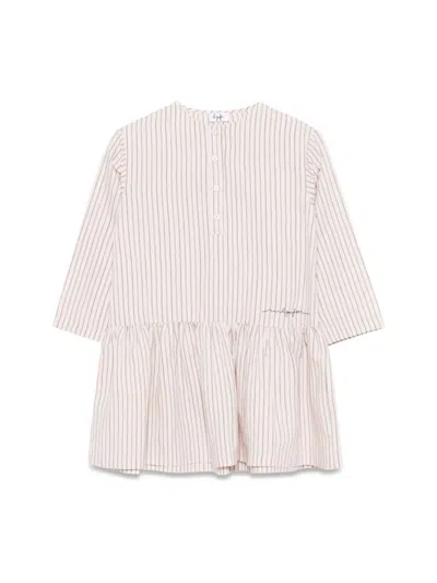 Il Gufo Kids' Dress M/long Frappe In Multicolour