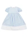 Il Gufo Vestito Mm Popeline In Azzurro