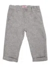 Il Gufo Vichy Pants In Gray