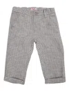 Il Gufo Vichy Pants In Grey