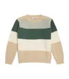 Il Gufo Virgin Wool Striped Sweater (4-14 Years) In Multi