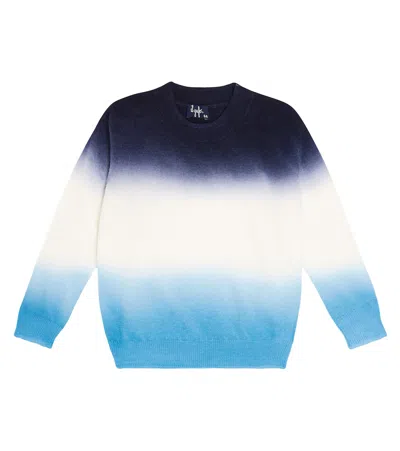 Il Gufo Kids' Virgin Wool Sweater In Blue
