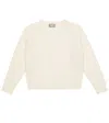 Il Gufo Virgin Wool Sweater In Milk/grey/blue
