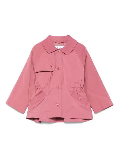 Il Gufo Kids' Water-repellent Jacket In Pink