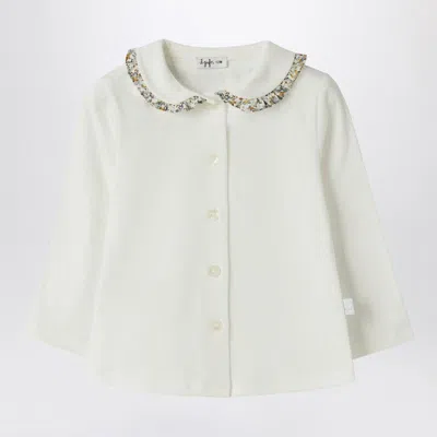 Il Gufo White Cotton Shirt In Animal Print