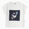 Il Gufo Crewneck T-shirt With Printed Application In White