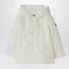 Il Gufo White Microfibre Double-breasted Jacket In White