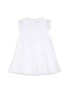 Il Gufo White Cotton Voile Dress With Culotte In White