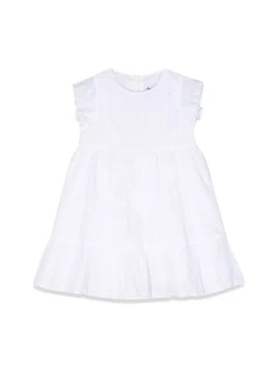 IL GUFO WHITE M/SHORT DRESS