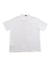 Il Gufo White Linen Shirt In White