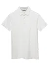 Il Gufo White Polo With Classic Collar In Cotton Baby In White