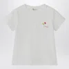 Il Gufo White T-shirt With Embroidered Logo