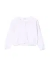 Il Gufo White Tricot Sweater In White