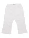 Il Gufo White Trousers In White