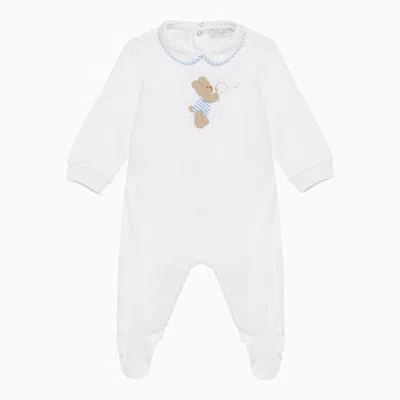 Il Gufo Bear-patch Pyjamas In Light Blue