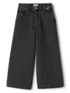 Shop Il Gufo Wide-leg Jeans In Black