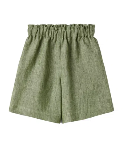 IL GUFO IL GUFO HIGH-WAIST WIDE-LEG SHORTS