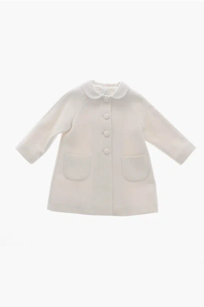 Il Gufo Wool And Cashmere Coat With Patch Pockets