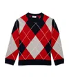 Il Gufo Diamond-pattern Knitted Jumper In Multi