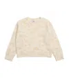 Il Gufo Wool-blend Floral Print Sweater In Neutral