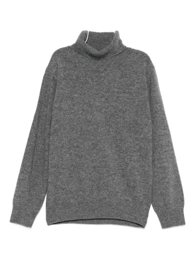Il Gufo Kids' Wool Jumper In Gray
