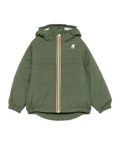 Il Gufo Kids'  X K-way Hooded Jacket In Multi