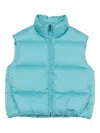 Il Gufo Zip-up Gilet In Green