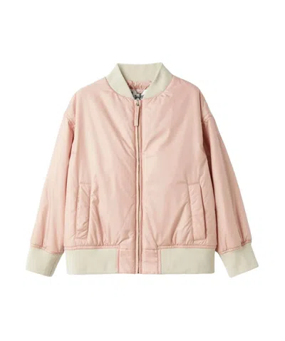 Il Gufo Zip-up Jacket In Light Pink